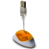 USB разветвитель на 4 порта оранжевый