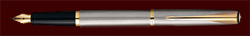 Перьевая ручка Parker Latitude F196 St Steel GT