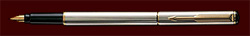 Перьевая ручка Parker Rialto F91 Silver Plated