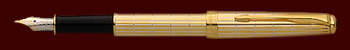   Parker Sonnet F126 Gold Plated Silver